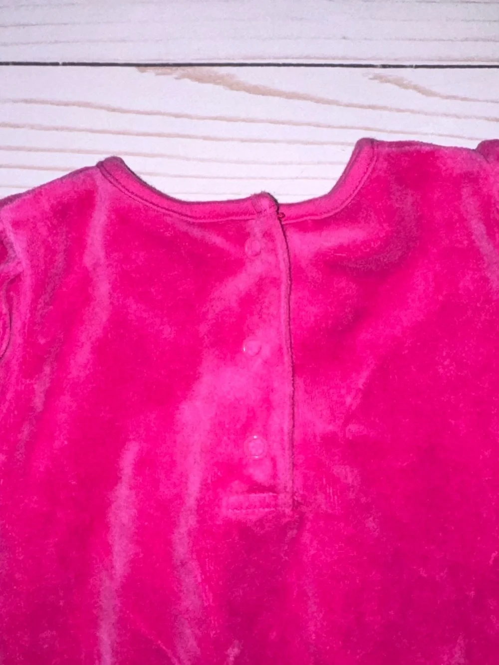 Okie Dokie vintage velour romper
